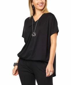 Cheap 🌟 MarlaWynne WynneLayers Sorona Knit Cocoon Top Black ⭐ -Outlet MarlaWynne Sales unnamed file 1033