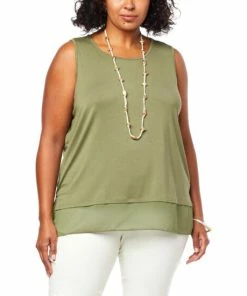 Cheap 🔥 MarlaWynne WynneLayers Mixed Media Tank Black 🤩 -Outlet MarlaWynne Sales unnamed file 1067