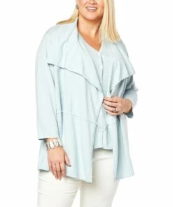 Cheapest 🎁 MarlaWynne WynneLayers Drape Front Sweater Knit Cardigan Shell Pink 🌟 -Outlet MarlaWynne Sales unnamed file 1124
