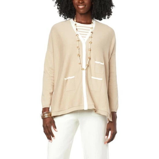 Budget ๐ฏ MarlaWynne WynneLayers Unstructured Cardigan With Contrast Pocket Shell Pink/cloud โจ 7 Budget ๐ฏ MarlaWynne WynneLayers Unstructured Cardigan With Contrast Pocket Shell Pink/cloud โจ - Image 5