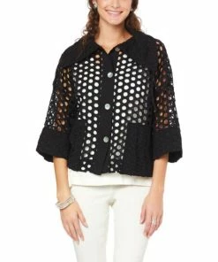 New 🌟 MarlaWynne WynneLayers Eyelet Novelty Jacket Cloud 🎉 11 New 🌟 MarlaWynne WynneLayers Eyelet Novelty Jacket Cloud 🎉 -Outlet MarlaWynne Sales unnamed file 1142