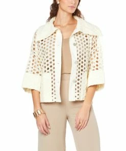 New 🌟 MarlaWynne WynneLayers Eyelet Novelty Jacket Cloud 🎉 12 New 🌟 MarlaWynne WynneLayers Eyelet Novelty Jacket Cloud 🎉 -Outlet MarlaWynne Sales unnamed file 1143
