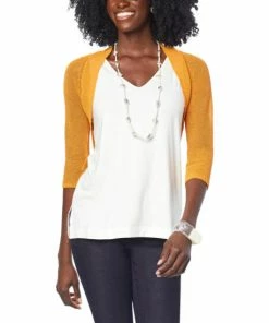 Discount ⌛ MarlaWynne WynneLayers "Sleeves Please" Shrug Sweater Pear ✨ -Outlet MarlaWynne Sales unnamed file 1171