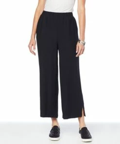 Hot Sale 🔥 MarlaWynne WynneLayers Sedona Wide Leg Crop Pant Black ✔️ -Outlet MarlaWynne Sales unnamed file 1177