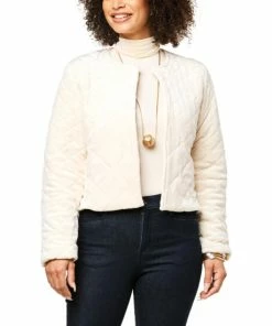 Best Pirce 😉 MarlaWynne WynneCollection Quilted Velour Jacket Black 🔔