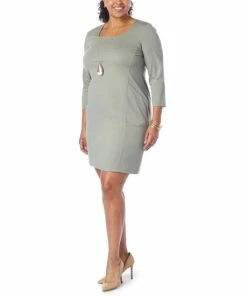 Coupon 🥰 MarlaWynne WynneLayers Square-Neck 👗 Dress With Seaming Inky Blue 🎉 -Outlet MarlaWynne Sales unnamed file 1228