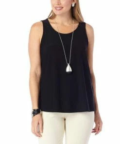 Budget 🔔 MarlaWynne WynneLayers Luxe Crepe Curved Hem Tank Almond 🧨