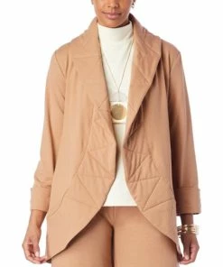 Hot Sale 🎁 MarlaWynne WynneLayers French Terry Quilted Cocoon Topper Light Heather Gray 😍 -Outlet MarlaWynne Sales unnamed file 1248