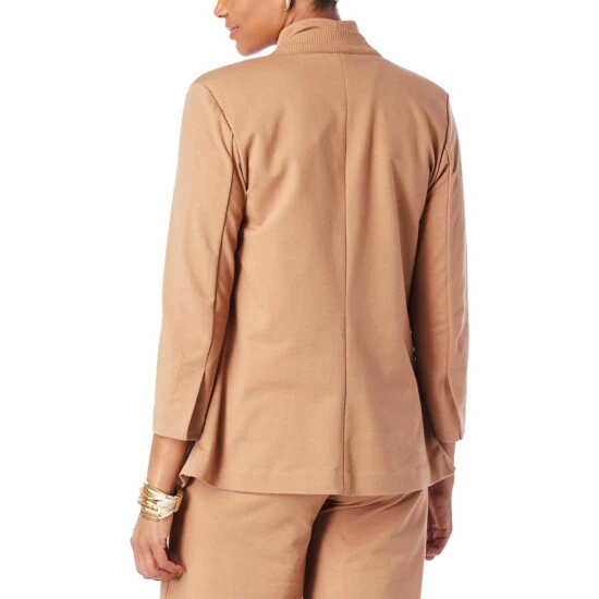 Deals 🤩 MarlaWynne WynneLayers Rib Lapel Jacket With Front Pockets Inky Blue 💯 4 Deals 🤩 MarlaWynne WynneLayers Rib Lapel Jacket With Front Pockets Inky Blue 💯 - Image 2