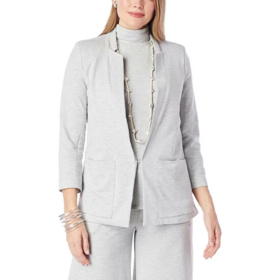 Deals 🤩 MarlaWynne WynneLayers Rib Lapel Jacket With Front Pockets Inky Blue 💯 9 Deals 🤩 MarlaWynne WynneLayers Rib Lapel Jacket With Front Pockets Inky Blue 💯 - Image 7