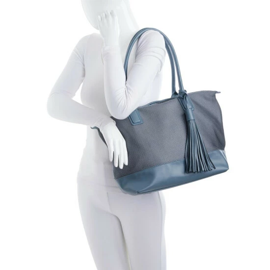 Cheapest ๐ MarlaWynne Mesh Recycled Tassel Tote Champagne ๐ 11 Cheapest ๐ MarlaWynne Mesh Recycled Tassel Tote Champagne ๐ - Image 9