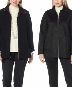 Best Pirce 🔥 MarlaWynne Reversible Boucle/Faux Suede 🧥 Coat Pecan 🔥