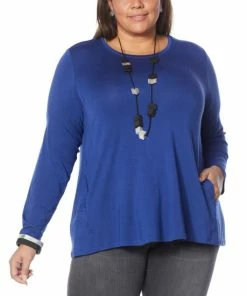 Discount 🎁 MarlaWynne Jersey Knit Butterfly Tee With Pockets Light Heather Gray ❤️ -Outlet MarlaWynne Sales unnamed file 1314