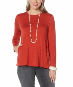 Discount 🎁 MarlaWynne Jersey Knit Butterfly Tee With Pockets Light Heather Gray ❤️ -Outlet MarlaWynne Sales unnamed file 1319