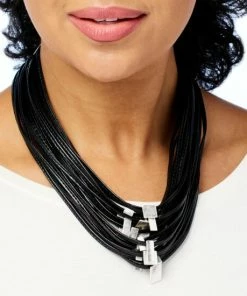 Cheapest 🤩 MarlaWynne Multi-Strand Bead Station Necklace Goldtone/black 👏 -Outlet MarlaWynne Sales unnamed file 132