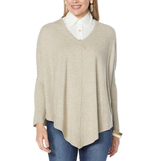 Discount ⌛ MarlaWynne WynneLayers Stretch Poplin Pop-Under Collared Dickey White ✨ 5 Discount ⌛ MarlaWynne WynneLayers Stretch Poplin Pop-Under Collared Dickey White ✨ - Image 3