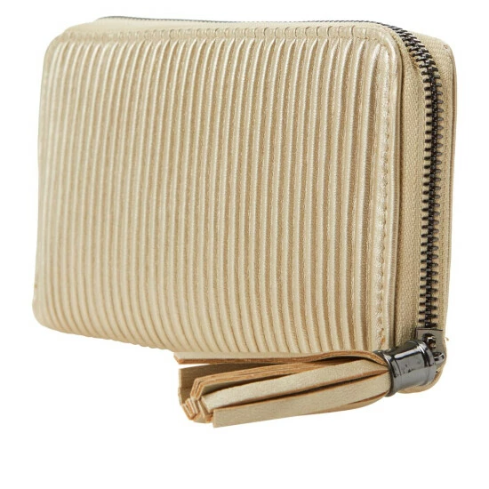 Hot Sale ✨ MarlaWynne Corrugated Zip-Around Wallet Blue Gray ⌛ 6 Hot Sale ✨ MarlaWynne Corrugated Zip-Around Wallet Blue Gray ⌛ - Image 4