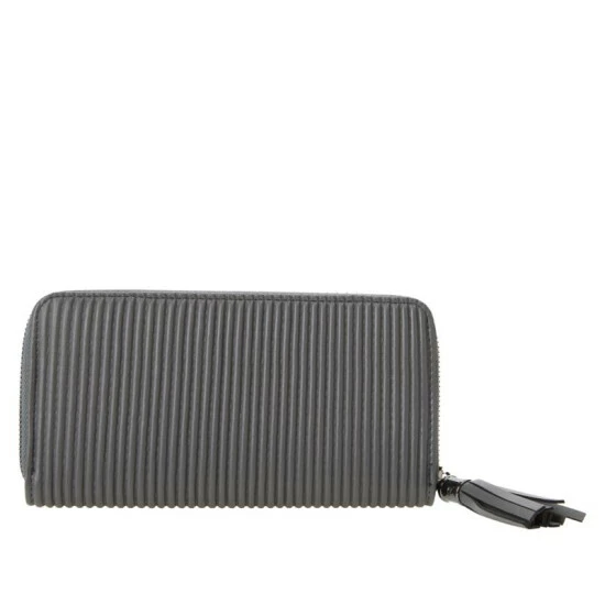 Hot Sale ✨ MarlaWynne Corrugated Zip-Around Wallet Blue Gray ⌛ 8 Hot Sale ✨ MarlaWynne Corrugated Zip-Around Wallet Blue Gray ⌛ - Image 6