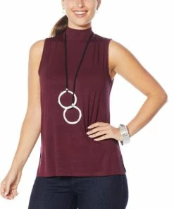 New ๐ MarlaWynne WynneLayers Mock-Neck Sleeveless Top Burgundy โญ 14 New ๐ MarlaWynne WynneLayers Mock-Neck Sleeveless Top Burgundy โญ -Outlet MarlaWynne Sales unnamed file 1343