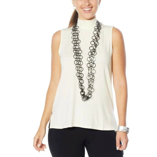 New ๐ MarlaWynne WynneLayers Mock-Neck Sleeveless Top Burgundy โญ 8 New ๐ MarlaWynne WynneLayers Mock-Neck Sleeveless Top Burgundy โญ - Image 6