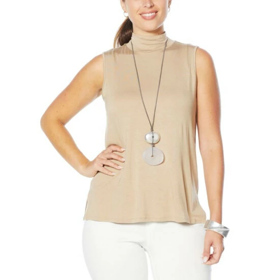 New ๐ MarlaWynne WynneLayers Mock-Neck Sleeveless Top Burgundy โญ 9 New ๐ MarlaWynne WynneLayers Mock-Neck Sleeveless Top Burgundy โญ - Image 7