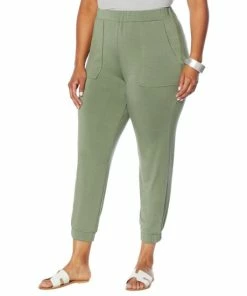 New 🎉 MarlaWynne WynneLayers Jersey Knit Pull-On Jogger Pant Black 🥰 -Outlet MarlaWynne Sales unnamed file 1357