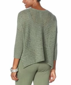 Cheapest 😀 MarlaWynne WynneLayers Unstructured Open Stitch Sweater Black 💯 -Outlet MarlaWynne Sales unnamed file 1380