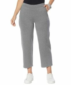 Best reviews of 🎁 MarlaWynne WynneLayers Sweater Knit Straight-Leg Pull-On Crop Pant Medium Heather Gray 🎁 -Outlet MarlaWynne Sales unnamed file 1391