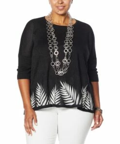 Hot Sale 🎁 MarlaWynne WynneLayers Burnout Knit Poncho Top Light Heather Gray ✨ -Outlet MarlaWynne Sales unnamed file 1396