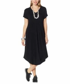 Best reviews of ⌛ MarlaWynne WynneLayers Asymmetric Drape 👗 Dress Black ❤️ -Outlet MarlaWynne Sales unnamed file 1423