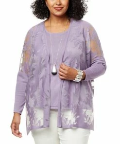 Flash Sale ❤️ MarlaWynne WynneLayers Sheer Floral Patterned Topper Cloud 😉 -Outlet MarlaWynne Sales unnamed file 1459