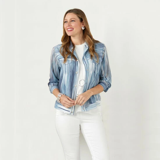 Hot Sale โญ MarlaWynne WynneLayers Chiffon Jacket Cloud ๐ 7 Hot Sale โญ MarlaWynne WynneLayers Chiffon Jacket Cloud ๐ - Image 5