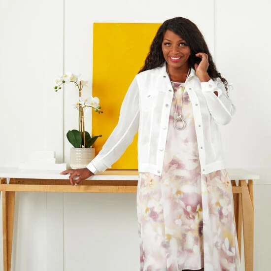 Hot Sale โญ MarlaWynne WynneLayers Chiffon Jacket Cloud ๐ 12 Hot Sale โญ MarlaWynne WynneLayers Chiffon Jacket Cloud ๐ - Image 10