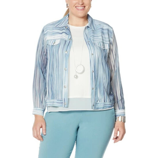 Hot Sale โญ MarlaWynne WynneLayers Chiffon Jacket Cloud ๐ 15 Hot Sale โญ MarlaWynne WynneLayers Chiffon Jacket Cloud ๐ - Image 13