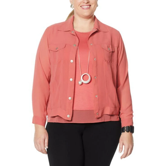 Hot Sale โญ MarlaWynne WynneLayers Chiffon Jacket Cloud ๐ 17 Hot Sale โญ MarlaWynne WynneLayers Chiffon Jacket Cloud ๐ - Image 15