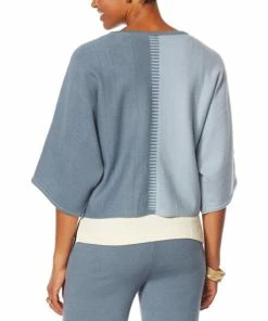 Promo 🛒 MarlaWynne WynneLayers Colorblocked Intarsia Knit Popover Sweater Ecru/light Heather Gray 🌟 -Outlet MarlaWynne Sales unnamed file 1504