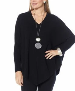 Promo 🤩 MarlaWynne WynneLayers SoftKNIT Poncho Sweater Burgundy ✨ -Outlet MarlaWynne Sales unnamed file 1513