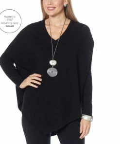 Promo 🤩 MarlaWynne WynneLayers SoftKNIT Poncho Sweater Burgundy ✨ -Outlet MarlaWynne Sales unnamed file 1516