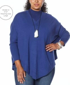 Promo 🤩 MarlaWynne WynneLayers SoftKNIT Poncho Sweater Burgundy ✨ -Outlet MarlaWynne Sales unnamed file 1521