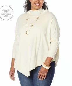 Promo 🤩 MarlaWynne WynneLayers SoftKNIT Poncho Sweater Burgundy ✨ -Outlet MarlaWynne Sales unnamed file 1522