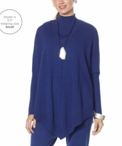 Promo 🤩 MarlaWynne WynneLayers SoftKNIT Poncho Sweater Burgundy ✨ -Outlet MarlaWynne Sales unnamed file 1523