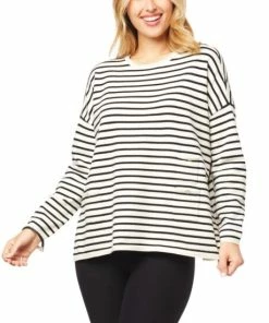 Hot Sale 😀 MarlaWynne WynneLayers Soft Knit Triple Pocket Sweater Cadet 🌟 -Outlet MarlaWynne Sales unnamed file 1544