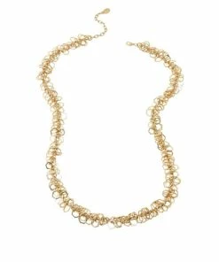 Outlet 🌟 MarlaWynne 34" Hexagon-Link Cluster Necklace Goldtone 🔔 -Outlet MarlaWynne Sales unnamed file 1608