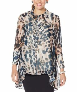 New ๐ MarlaWynne WynneLayers Animal-Print Hi-Low Hem ๐ Shirt Cinnamon ๐ 13 New ๐ MarlaWynne WynneLayers Animal-Print Hi-Low Hem ๐ Shirt Cinnamon ๐ -Outlet MarlaWynne Sales unnamed file 1625