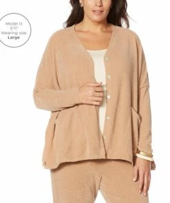 Discount 🌟 MarlaWynne WynneLayers Chenille Sweater Knit Cardigan Ecru ✔️ -Outlet MarlaWynne Sales unnamed file 1632