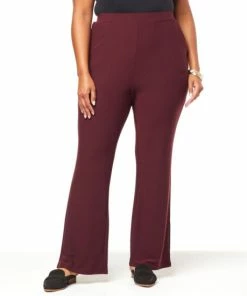 Budget ⭐ MarlaWynne WynneLayers Luxe Crepe Flare-Leg Pant Black 🎁 -Outlet MarlaWynne Sales unnamed file 1716