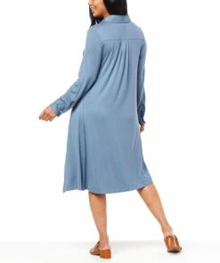 New ⭐ MarlaWynne WynneLayers Viscose 👚 Shirt 👗 Dress Light Heather Gray 🛒 -Outlet MarlaWynne Sales unnamed file 1723