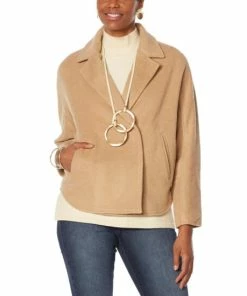 Buy ❤️ MarlaWynne WynneLayers Double-Faced Melton 🧥 Coat With Seaming Detail Camel 😉 -Outlet MarlaWynne Sales unnamed file 1767