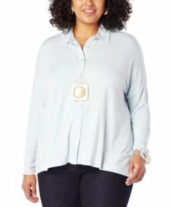 Flash Sale 🛒 MarlaWynne WynneLayers Unstructured Button-Down 👕 Shirt Ecru 👍 -Outlet MarlaWynne Sales unnamed file 1785