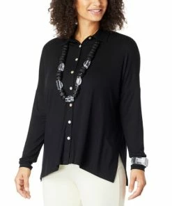 Flash Sale 🛒 MarlaWynne WynneLayers Unstructured Button-Down 👕 Shirt Ecru 👍 -Outlet MarlaWynne Sales unnamed file 1786